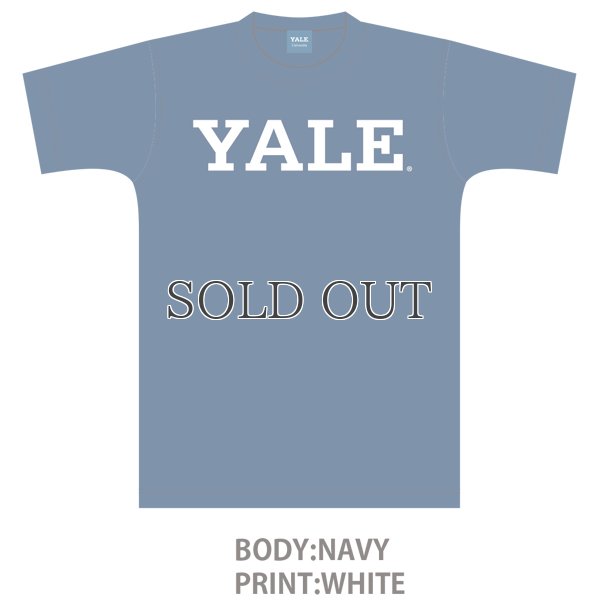 画像5: 6.2oz丸胴YALE"YALE"オールドプリントTEE / Audience