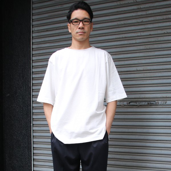 画像12: 【RE PRICE/価格改定】コットンシアサッカー天竺 ビック ハーフスリーブTee『日本製』Upscape Audience