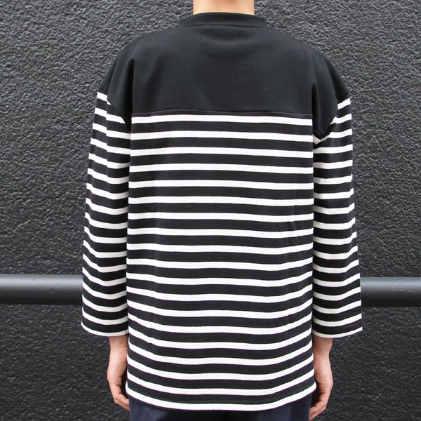 画像15: Basque10オンス(バスク天竺)ベースボールネックポケ付 9分袖カットソー【MADE IN JAPAN】『日本製』 / Upscape Audience