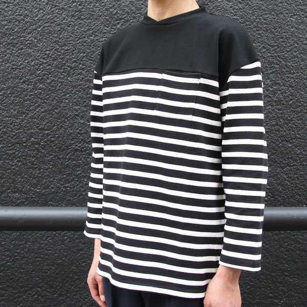 画像13: Basque10オンス(バスク天竺)ベースボールネックポケ付 9分袖カットソー【MADE IN JAPAN】『日本製』 / Upscape Audience