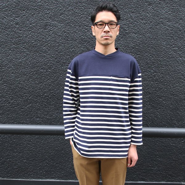 画像11: Basque10オンス(バスク天竺)ベースボールネックポケ付 9分袖カットソー【MADE IN JAPAN】『日本製』 / Upscape Audience
