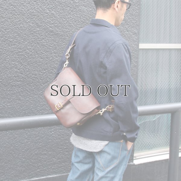 画像2: LEATHER POSTMAN  SHOLDER BAG-Small（刻印無し）（VS-249L）【MADE IN JAPAN】『日本製』【送料無料】 / VASCO