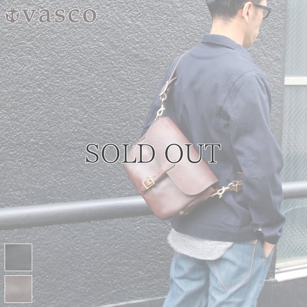 画像1: LEATHER POSTMAN  SHOLDER BAG-Small（刻印無し）（VS-249L）【MADE IN JAPAN】『日本製』【送料無料】 / VASCO