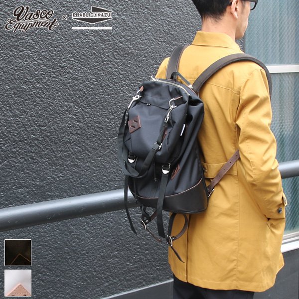 画像1: Wanderers Old back pack【MADE IN JAPAN】『日本製』【送料無料】  / vasco Equipment×PHABLIC KAZUI