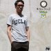 画像1: 【RE PRICE / 価格改定】UCLA "UCLA"日本製ボディクラックプリント半袖Tシャツ / Upscape Audience (1)
