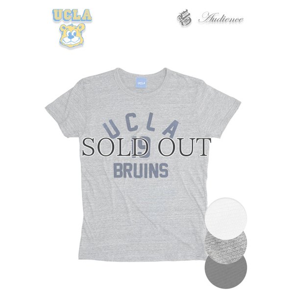 画像6: UCLA"UCLA 19 BRUINS"三素材混カレッジプリント半袖クルーネックTシャツ / Audience