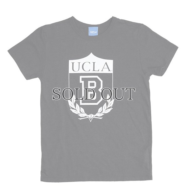画像15: UCLA"UCLA B"エンブレム三素材混カレッジプリント半袖クルーネックTシャツ / Audience