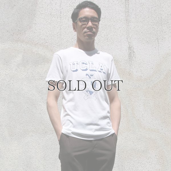画像14: UCLA"UCLA"エンブレム三素材混カレッジプリント半袖クルーネックTシャツ / Audience