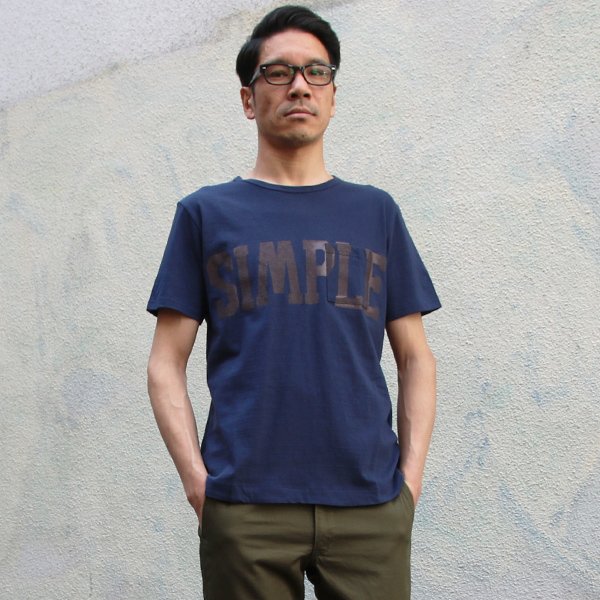 画像10: 【RE PRICE / 価格改定】ラフィー天竺"SIMPLE"プリントポケット付きクルーネックT【MADE IN JAPAN】『日本製』/ Upscape Audience