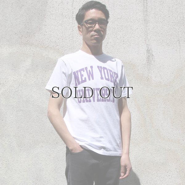 画像14: 【RE PRICE / 価格改定】NEW YORK UNIVERSITY"NEW YORK UNIVERSITY"C/N S/S 6.6oz オールドプリントT / Audience