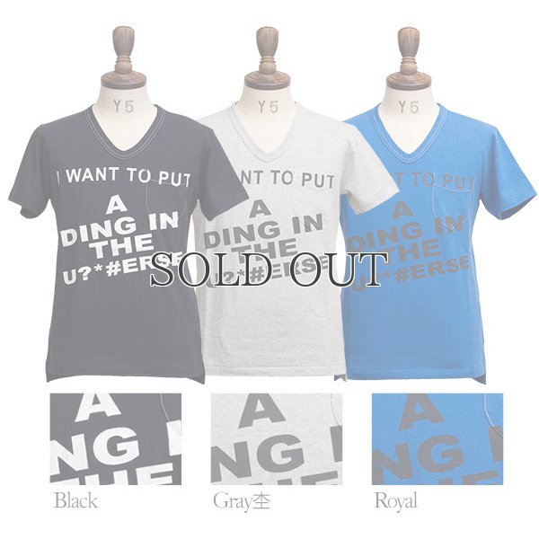 画像17: ラフィー天竺"WANT"Vネックポケット付きカットソー【MADE IN JAPAN】 / Upscape Audience