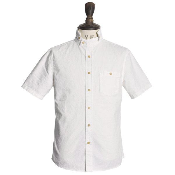 画像19: 【RE PRICE / 価格改定】ダンガリースタンドボタンダウンカラー半袖シャツ / Audience x GUNG HO