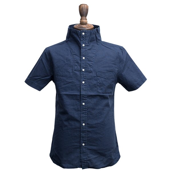 画像9: 【RE PRICE / 価格改定】綿麻スタンドドレス半袖シャツ / Audience