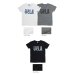 画像3:  UCLA"UCLA"ロゴ三素材混カレッジプリント半袖VネックTシャツ / Audience