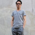 More photos3:  UCLA"UCLA"ロゴ三素材混カレッジプリント半袖VネックTシャツ / Audience