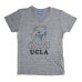 画像3: 【RE PRICE / 価格改定】 UCLA"Sleepy Bear"コットン/三素材混カレッジプリント半袖VネックTシャツ / Audience