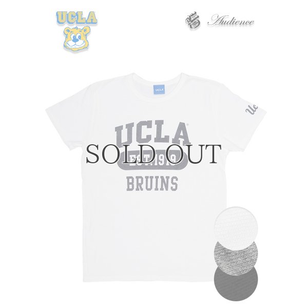 画像6: UCLA"UCLA EST.1919 BRUINS"三素材混カレッジプリント半袖クルーネックTシャツ / Audience