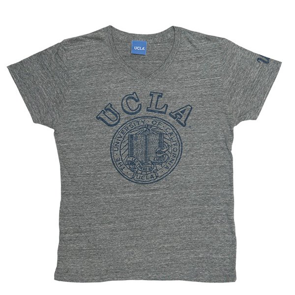 画像12: 【RE PRICE / 価格改定】 UCLA"UCLA"大学ロゴ三素材混カレッジプリント半袖VネックTシャツ / Audience