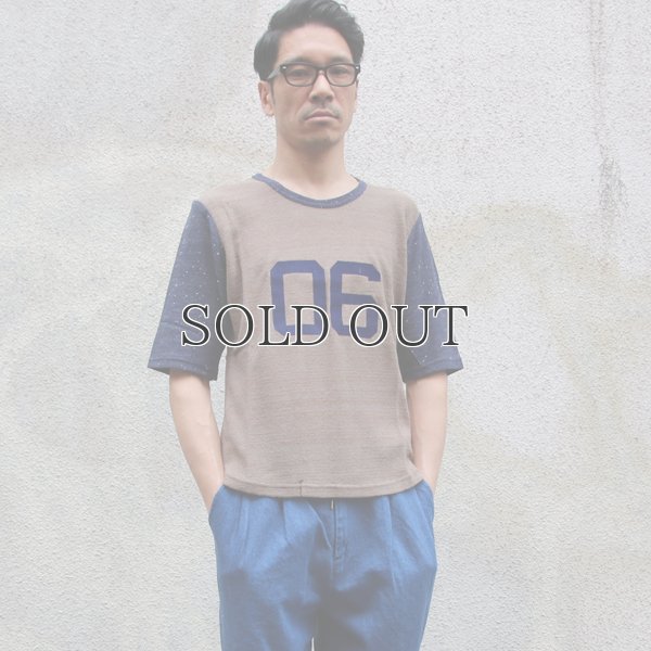 画像8: ネップガーゼナシジナンバリング切替ベースボール5分袖カットソー【MADE IN JAPAN】 / Upscape Audience