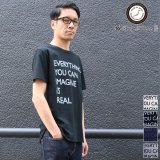 【RE PRICE / 価格改定】ラフィー天竺"EVERYTHING..."プリントポケット付きクルーネックT【MADE IN JAPAN】『日本製』/ Upscape Audience