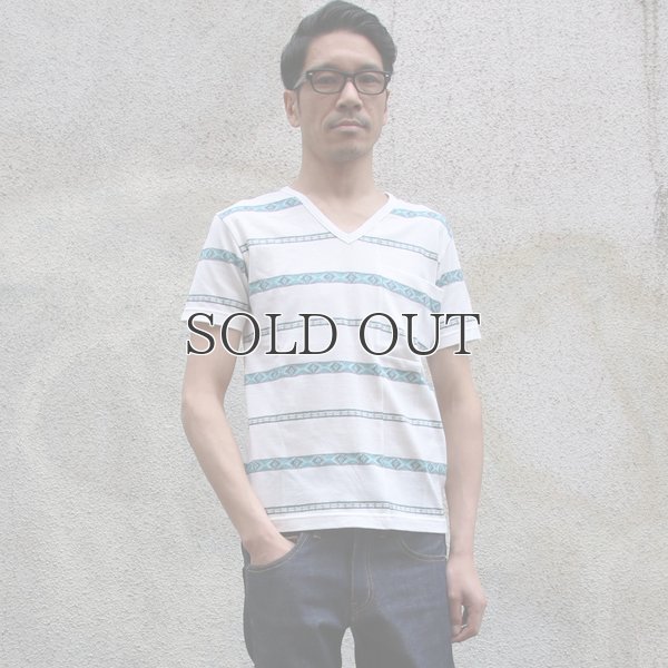 画像7: 【RE PRICE / 価格改定】ネオトライバルジャガードBIGポケットVネックカットソー【MADE IN JAPAN】 / Upscape Audience