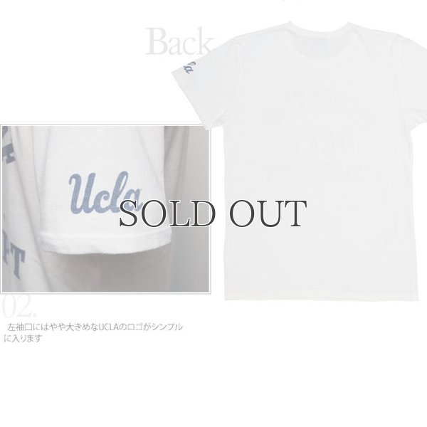 画像6: UCLA"PROPERTY OF UCLA ATHLETIC DEPT"三素材混カレッジプリント半袖クルーネックTシャツ / Audience