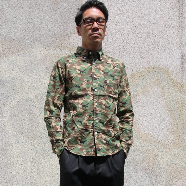 画像9: 【RE PRICE / 価格改定】バンダナクロスカモ柄長袖シャツ【MADE IN JAPAN】『日本製』 / Upscape Audience