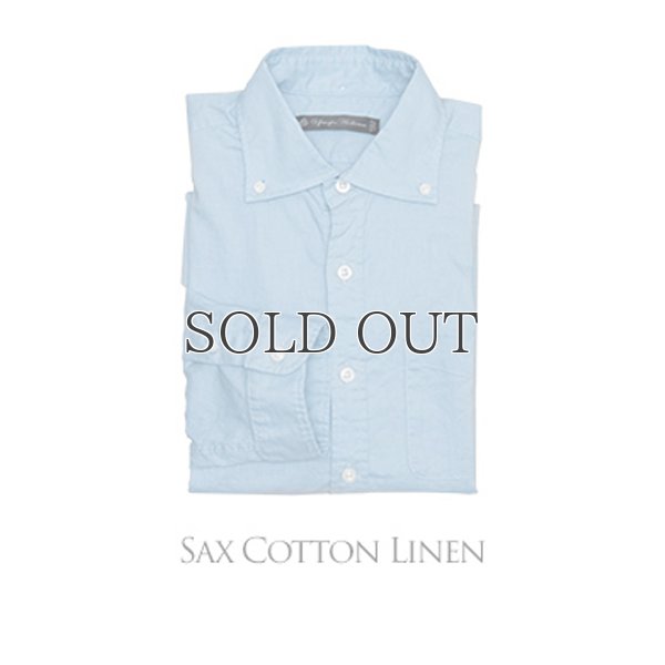 画像15: ワイドスプレッドボタンダウンカラー7分袖シャツ【MADE IN JAPAN】『日本製』/ Upscape Audience