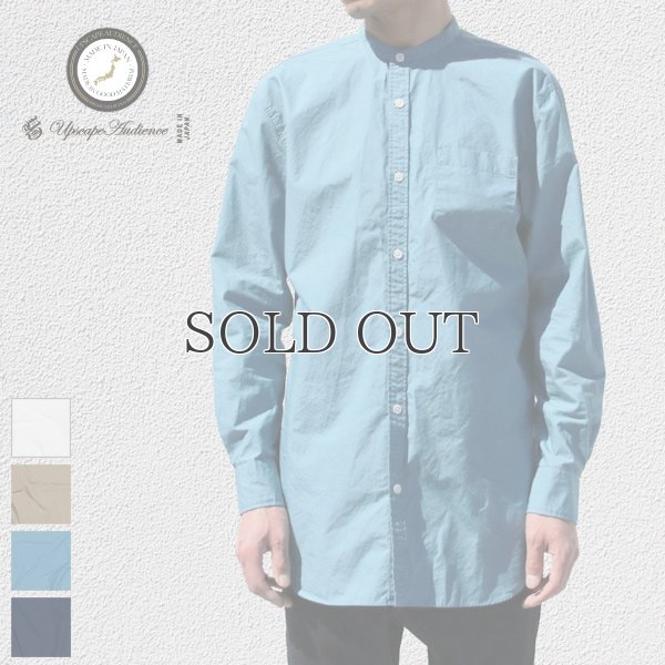 画像7: スーピマタイプライターナショナルコスチュームバンドカラーL/Sシャツ【MADE IN JAPAN】『日本製』/ Upscape Audience