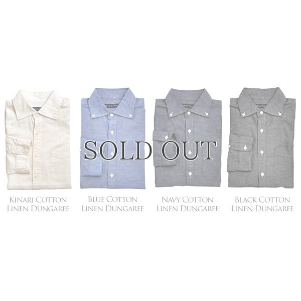 画像13: ワイドスプレッドボタンダウンカラー7分袖シャツ【MADE IN JAPAN】『日本製』/ Upscape Audience