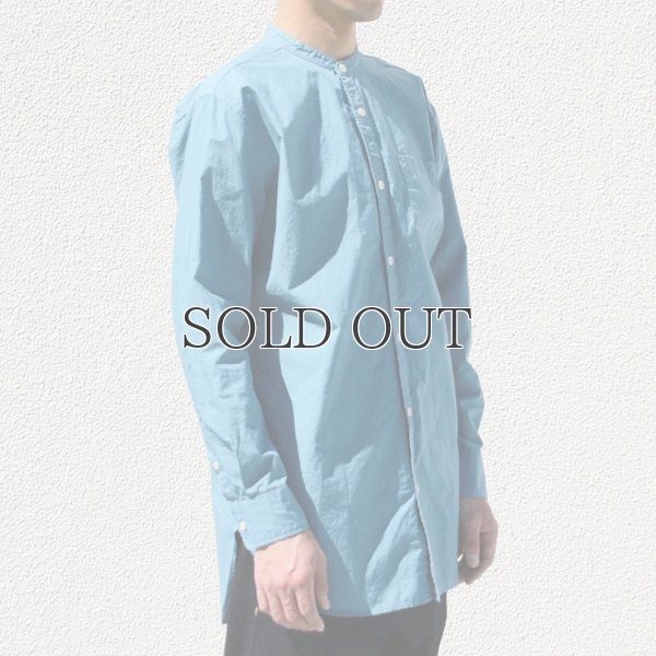 画像3: スーピマタイプライターナショナルコスチュームバンドカラーL/Sシャツ【MADE IN JAPAN】『日本製』/ Upscape Audience