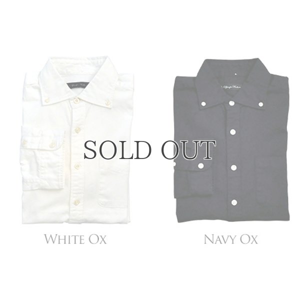 画像11: ワイドスプレッドボタンダウンカラー7分袖シャツ【MADE IN JAPAN】『日本製』/ Upscape Audience