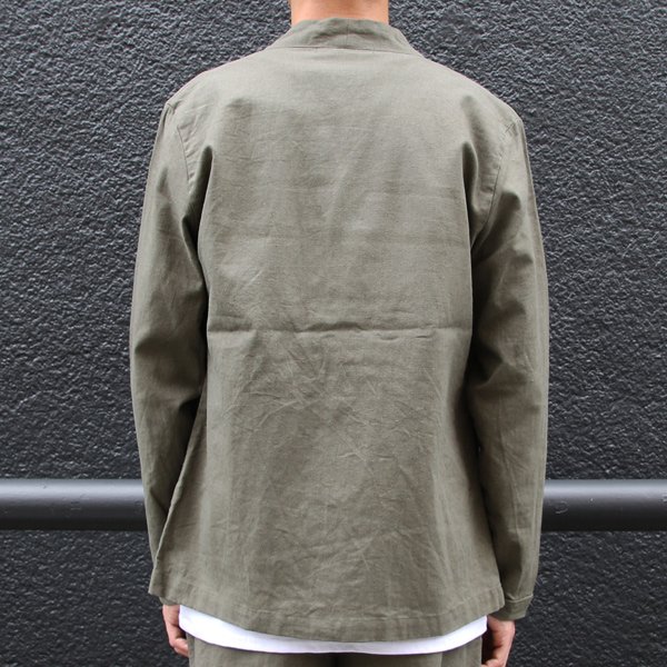 画像16: 綿麻ビンテージソフトキャンバス モックV/N カーデジャケット『日本製』/ Upscape Audience