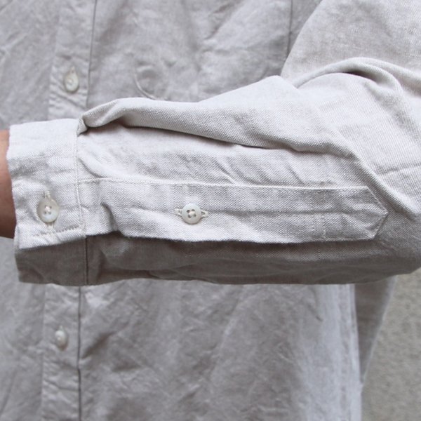 画像17: French Linen（フレンチリネン）綿麻交織ダンガリー ローマシャツコート【MADE IN JAPAN】『日本製』/ Upscape Audience