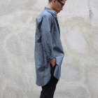 More photos2: French Linen（フレンチリネン）綿麻交織ダンガリー ローマシャツコート【MADE IN JAPAN】『日本製』/ Upscape Audience