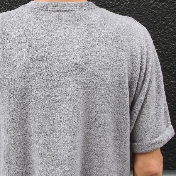 画像11: ロングパイル C/Nサイドスリット ロールアップ S/STee『日本製』Upscape Audience