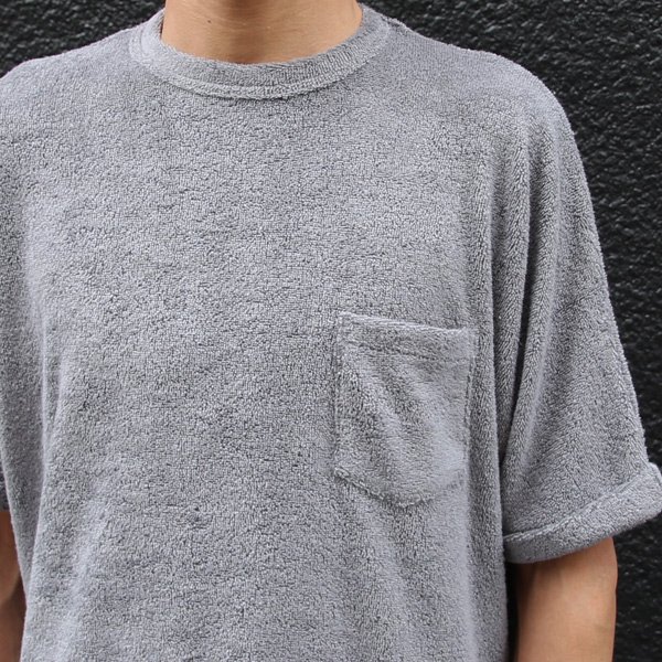 画像10: ロングパイル C/Nサイドスリット ロールアップ S/STee『日本製』Upscape Audience