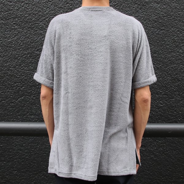 画像8: ロングパイル C/Nサイドスリット ロールアップ S/STee『日本製』Upscape Audience