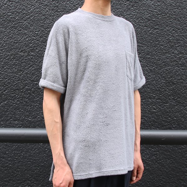 画像9: ロングパイル C/Nサイドスリット ロールアップ S/STee『日本製』Upscape Audience