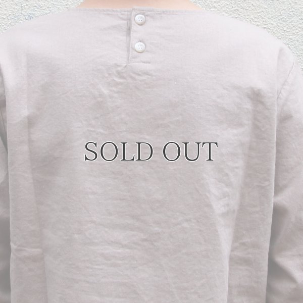 画像14: ソフトリネンコットンキャンバス 胸ポケ付 Wヘム 7/Sシャツ【MADE IN JAPAN】『日本製』/ Upscape Audience