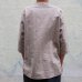 画像8: ソフトリネンコットンキャンバス C/N ヘンリー7/Sシャツ【MADE IN JAPAN】『日本製』/ Upscape Audience