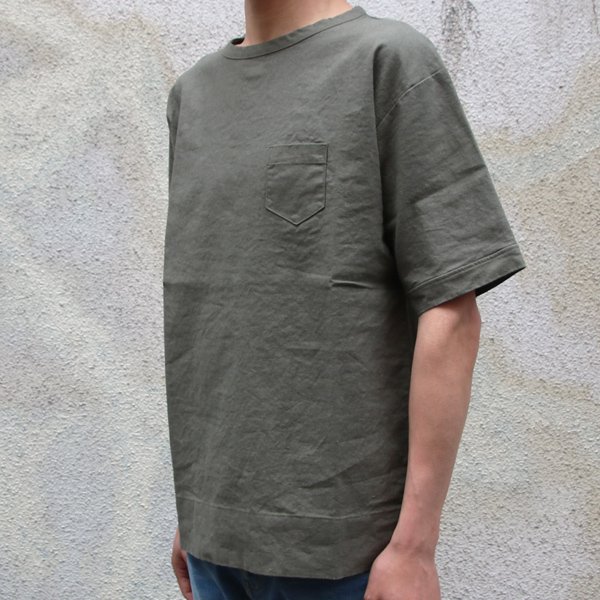 画像9: 【RE PRICE/価格改定】ソフトリネンコットンキャンバス 胸ポケ付 5分袖シャツ【MADE IN JAPAN】『日本製』/ Upscape Audience