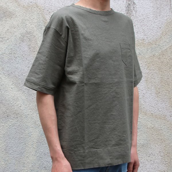 画像12: 【RE PRICE/価格改定】ソフトリネンコットンキャンバス 胸ポケ付 5分袖シャツ【MADE IN JAPAN】『日本製』/ Upscape Audience