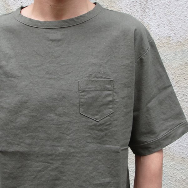 画像13: 【RE PRICE/価格改定】ソフトリネンコットンキャンバス 胸ポケ付 5分袖シャツ【MADE IN JAPAN】『日本製』/ Upscape Audience