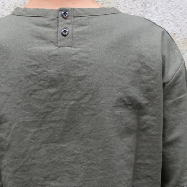 画像14: 【RE PRICE/価格改定】ソフトリネンコットンキャンバス 胸ポケ付 5分袖シャツ【MADE IN JAPAN】『日本製』/ Upscape Audience
