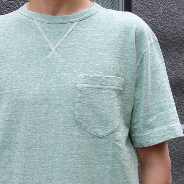画像14: 【RE PRICE/価格改定】吊編天竺 クルーネックガゼット 胸ポケ付 Tee【MADE IN TOKYO】『東京製』  / Upscape Audience