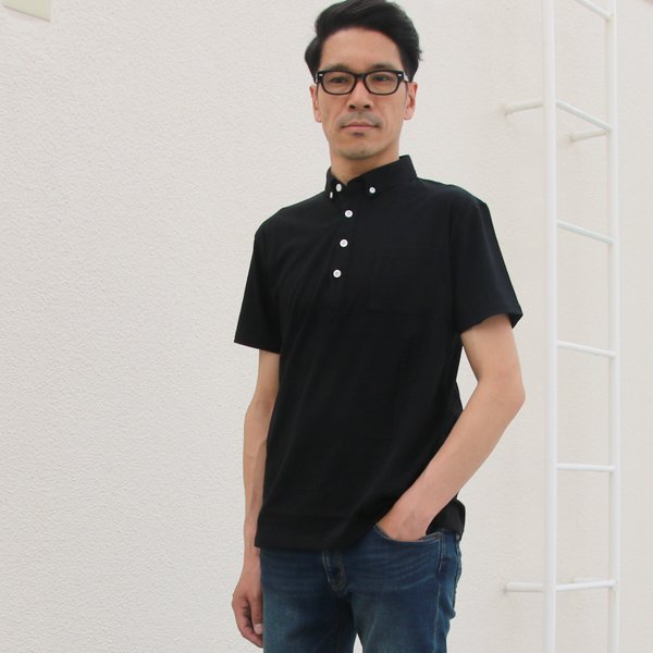 画像15: 【RE PRICE/価格改定】コーマ天竺 チビ衿ボタンダウン グラスポケット付 ポロシャツ【MADE IN JAPAN】『日本製』/ Upscape Audience