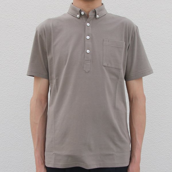 画像16: 【RE PRICE/価格改定】コーマ天竺 チビ衿ボタンダウン グラスポケット付 ポロシャツ【MADE IN JAPAN】『日本製』/ Upscape Audience