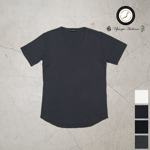 画像14: 【RE PRICE / 価格改定】JPSダブルニット裾ラウンドUネック半袖Tシャツ【MADE IN JAPAN】『日本製』/ Upscape Audience