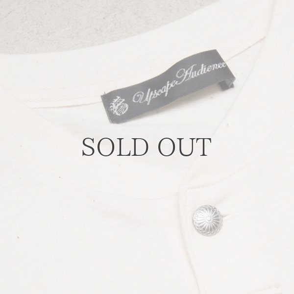 画像5: オーガニックコットン天竺コンチョ釦ヘンリー半袖Tシャツ【MADE IN JAPAN】『日本製』/ Upscape Audience